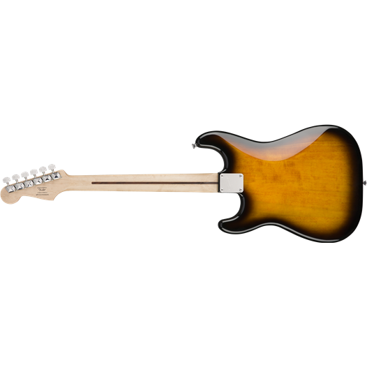 Fender Squier Bullet Stratocaster HT | Brown Sunburst | Electric Guitar with Poplar Body | Maple Neck Indian Laurel Fingerboard | 3 Single-coil Pickups | Hardtail Bridge