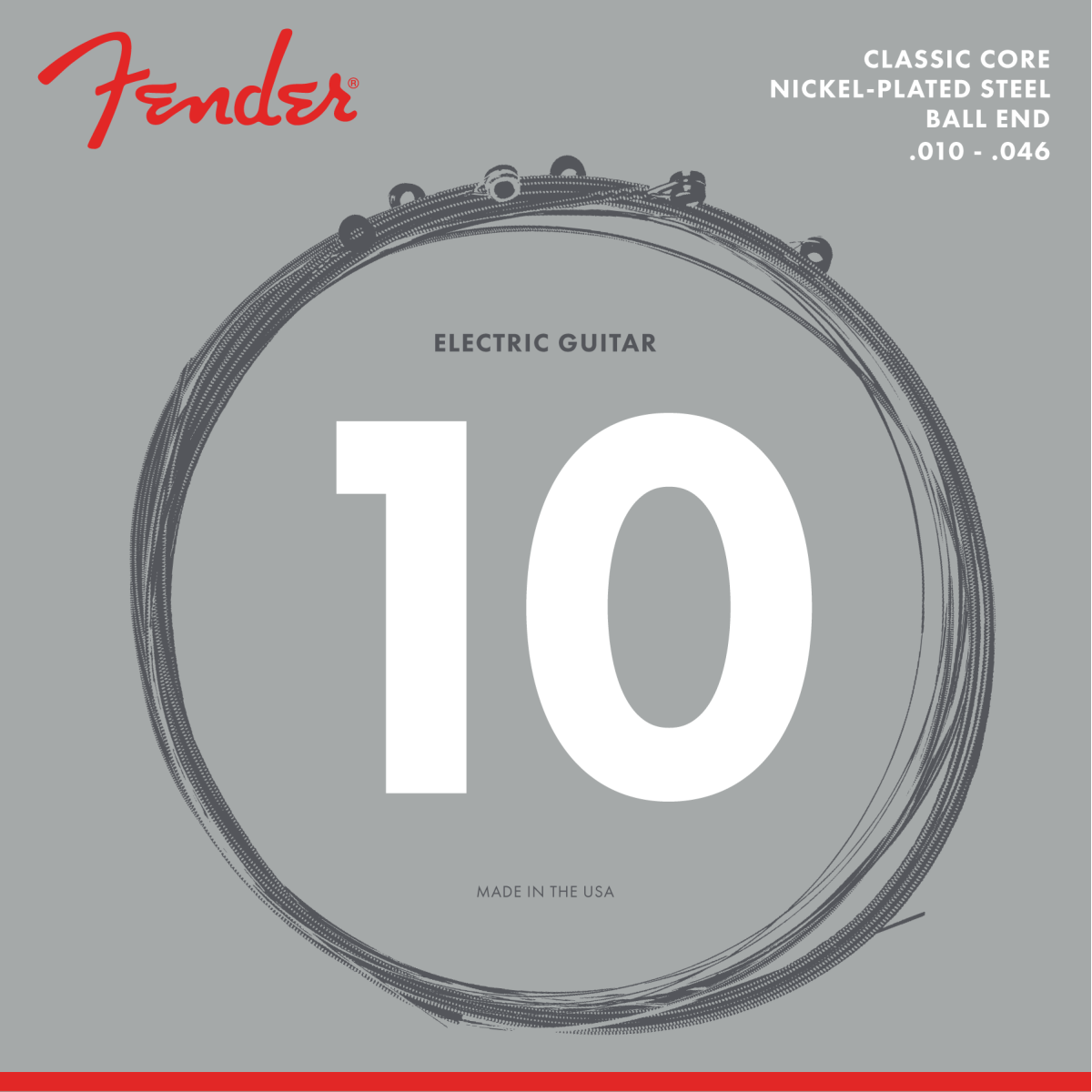 Fender Classic Core Electric Guitar Strings 10-46 | Nickel-Plated Steel