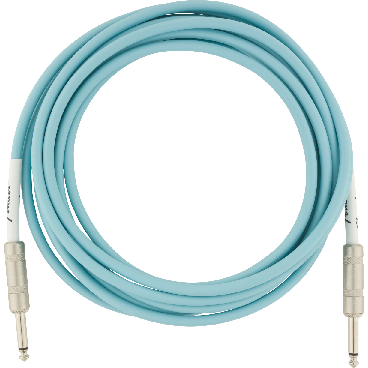 Fender Original Series 3m Instrument Cable | Daphne Blue, Straight/ Straight Jack