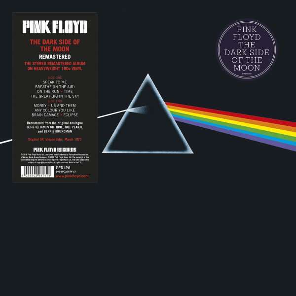 Pink Floyd: The Dark Side Of The Moon (Remastered) (180g) LP | Vinyl