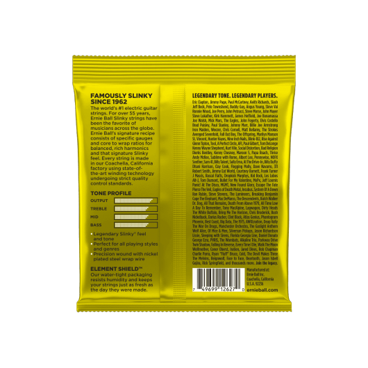 Ernie Ball Beefy Slinky 2627 Guitar Strings | 11 - 54 | Nickel Wound