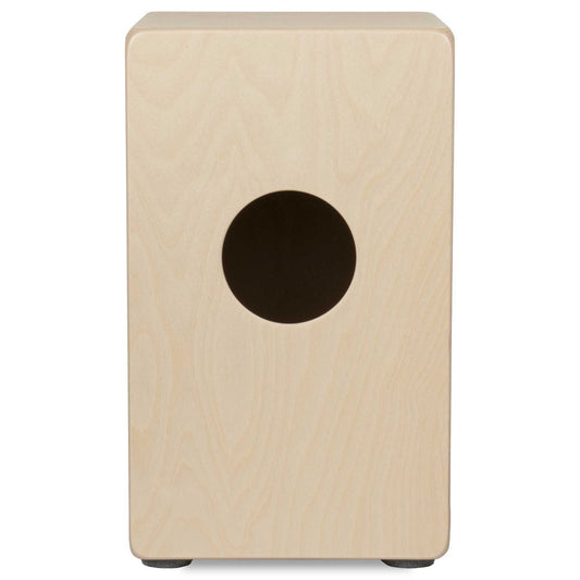 Schlagwerk CP404BLK Cajon | 2in1 Series Snare Cajon l Black Baltic Birch Front Plate l Made in Germany
