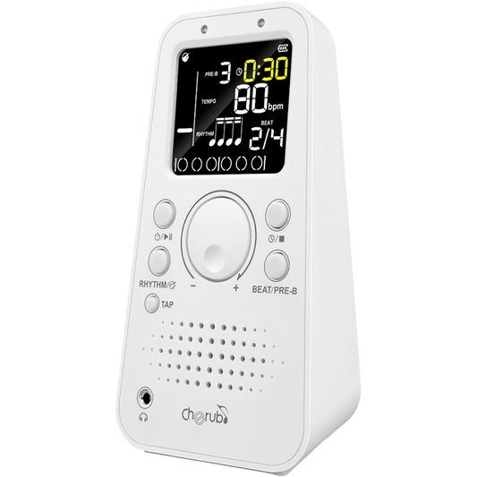 Rechargeable Digital Metronomе by Cherub | White