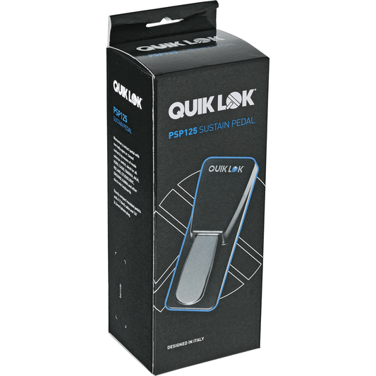 PSP-125 by Quiklok | Keyboard and Piano Sustain Pedal, Universal