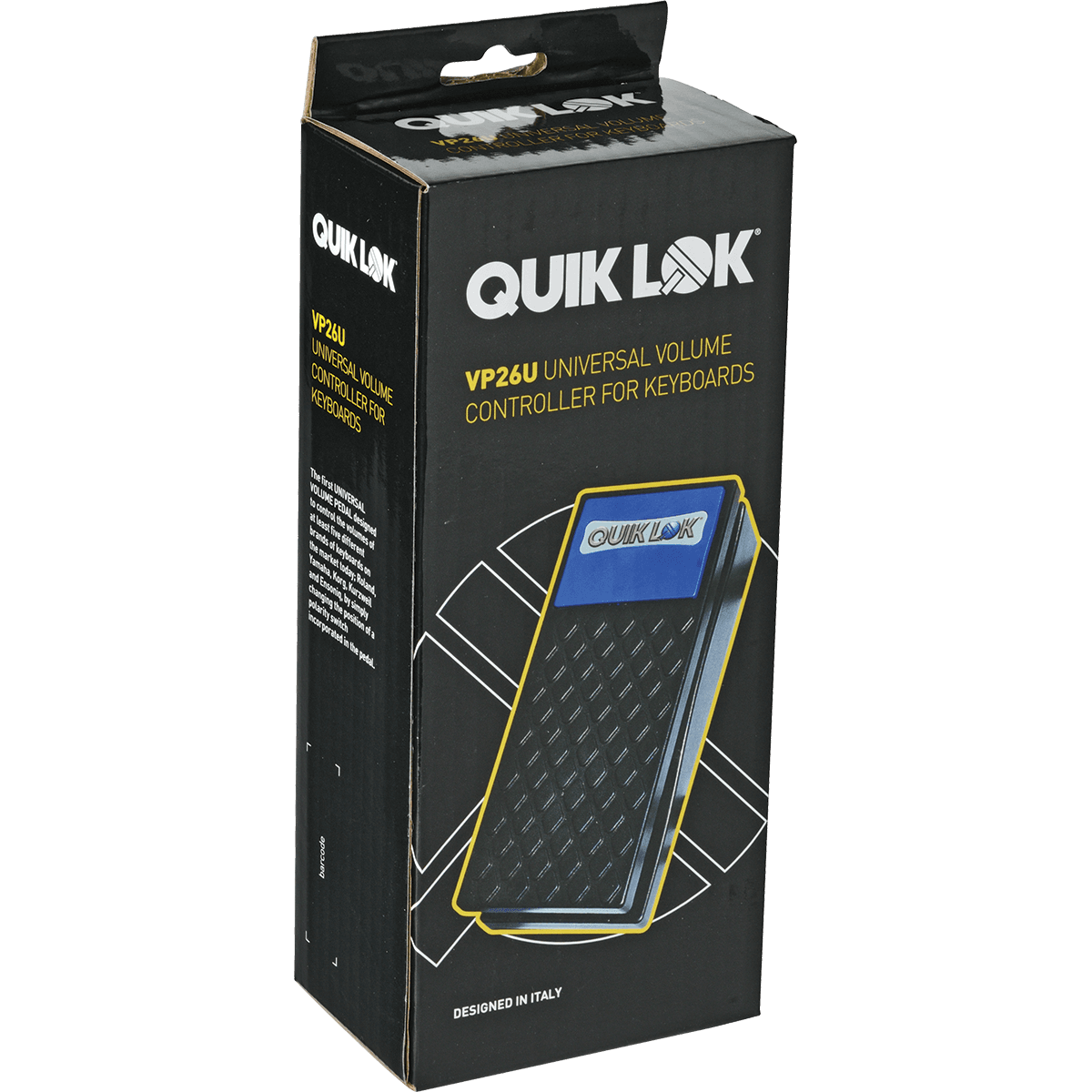 EQL VP26U by QuikLok | Universal Volume Pedal Controller for Keyboards