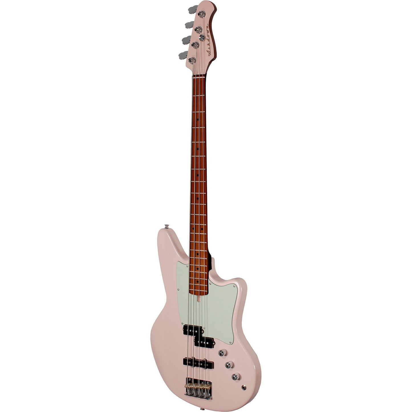 Ashdown Saint Electric Bass Guitar | Roasted Maple Neck | PJ Configuration | Shell Pink