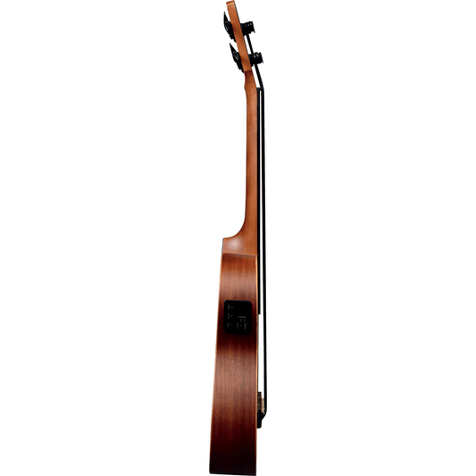 Lag TKB150FCE Electro-Acoustic Bass Ukulele | Mahogany Back and Sides | Included Gig Bag