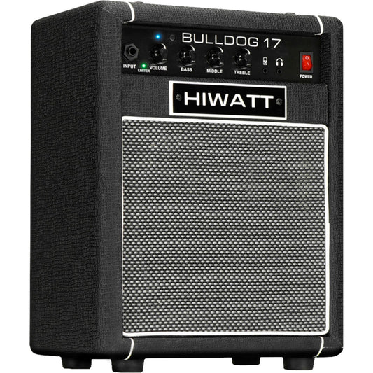 Hiwatt Bulldog 17C Electric Bass Guitar Amplifier | 17-watt Combo Amp with 1x8” Speaker and Bluetooth