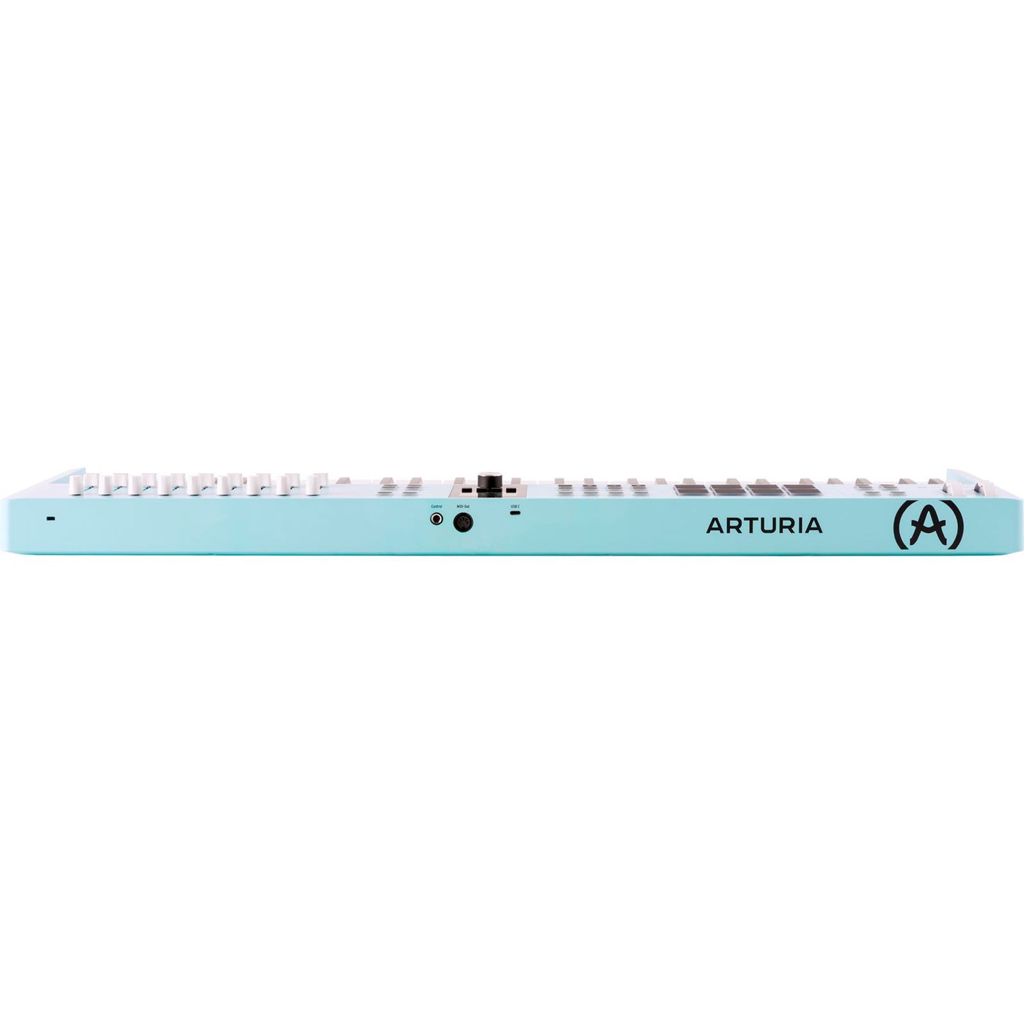 KeyLab Essential MK3 61 Aquamarine by Arturia | Universal MIDI Controller with DAW Functionality and Software Bundle