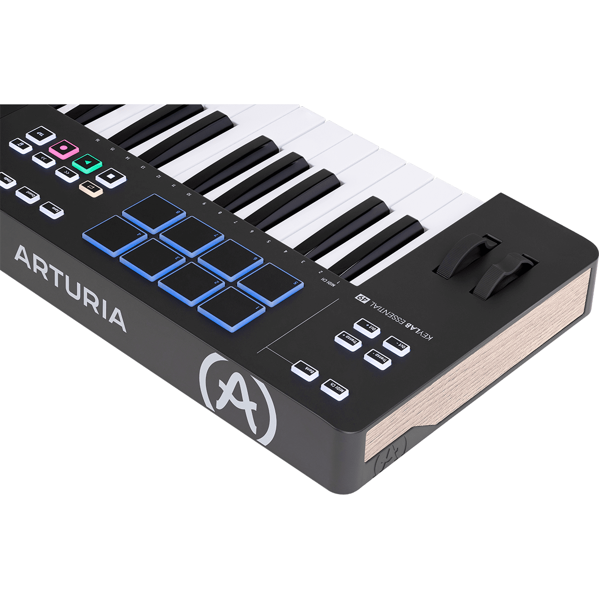 KeyLab Essential mk3 61 in Black by Arturia | Universal MIDI controller, Keyboard, with DAW functionality and software bundle | OAR ESSENTIAL3-61-BK