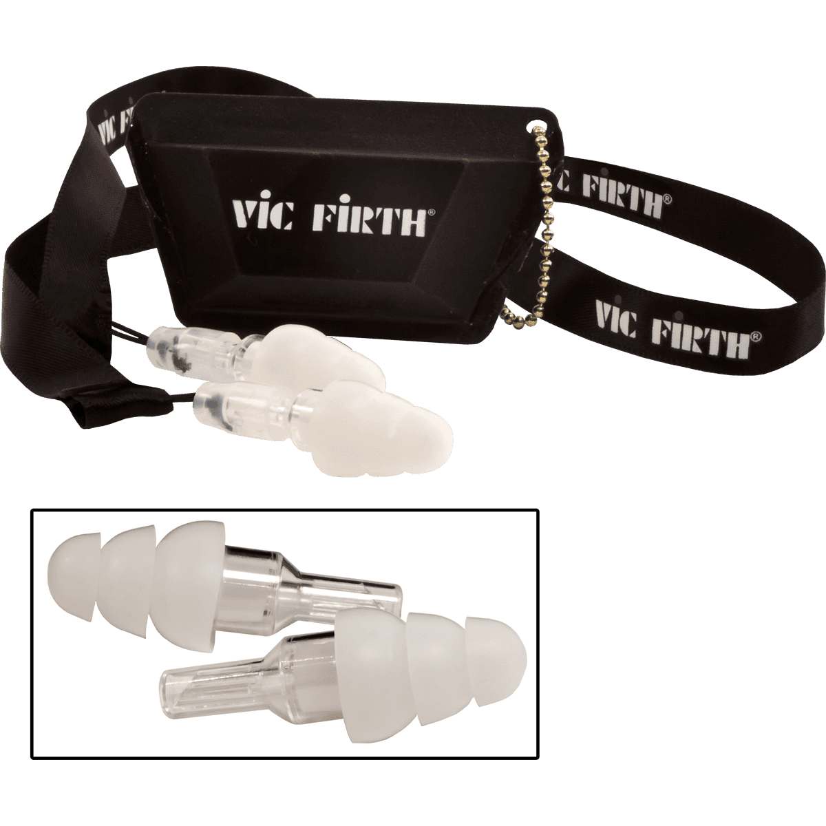Vic Ear Plugs by Vic Firth | 20 dB Attenuation | Size L