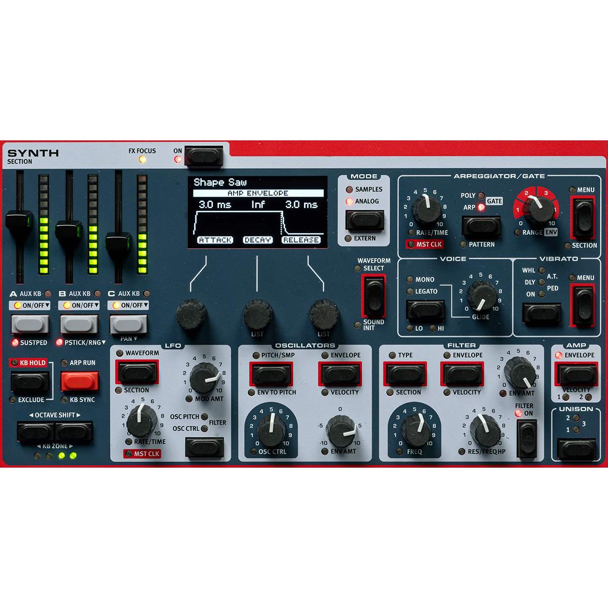 Nord Stage 4 73 | 73-Key Triple Sensor Hammer Action Keyboard with Aftertouch