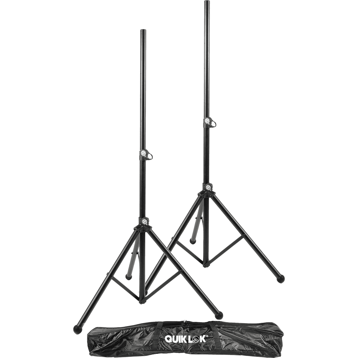 Pair Tripod Speaker Stands S171PAK by Quik Lok | Includes a Nylon Cover