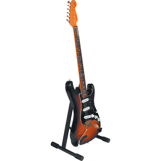 TQM GS436-BB Guitar Stand by QUIKLOK - Easy to Mount, Black, Suitable for Most Electric Guitar and Electric Bass Models