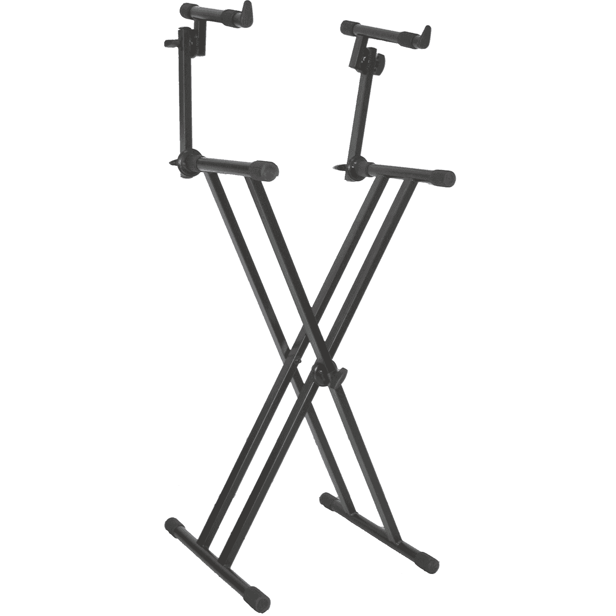 QUIK LOK | T-Rex – T | Double X Keyboard Stand With Two Levels | TQM T22
