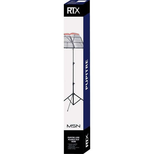 Foldable Economy Music Stand (Black) by RTX | MSN