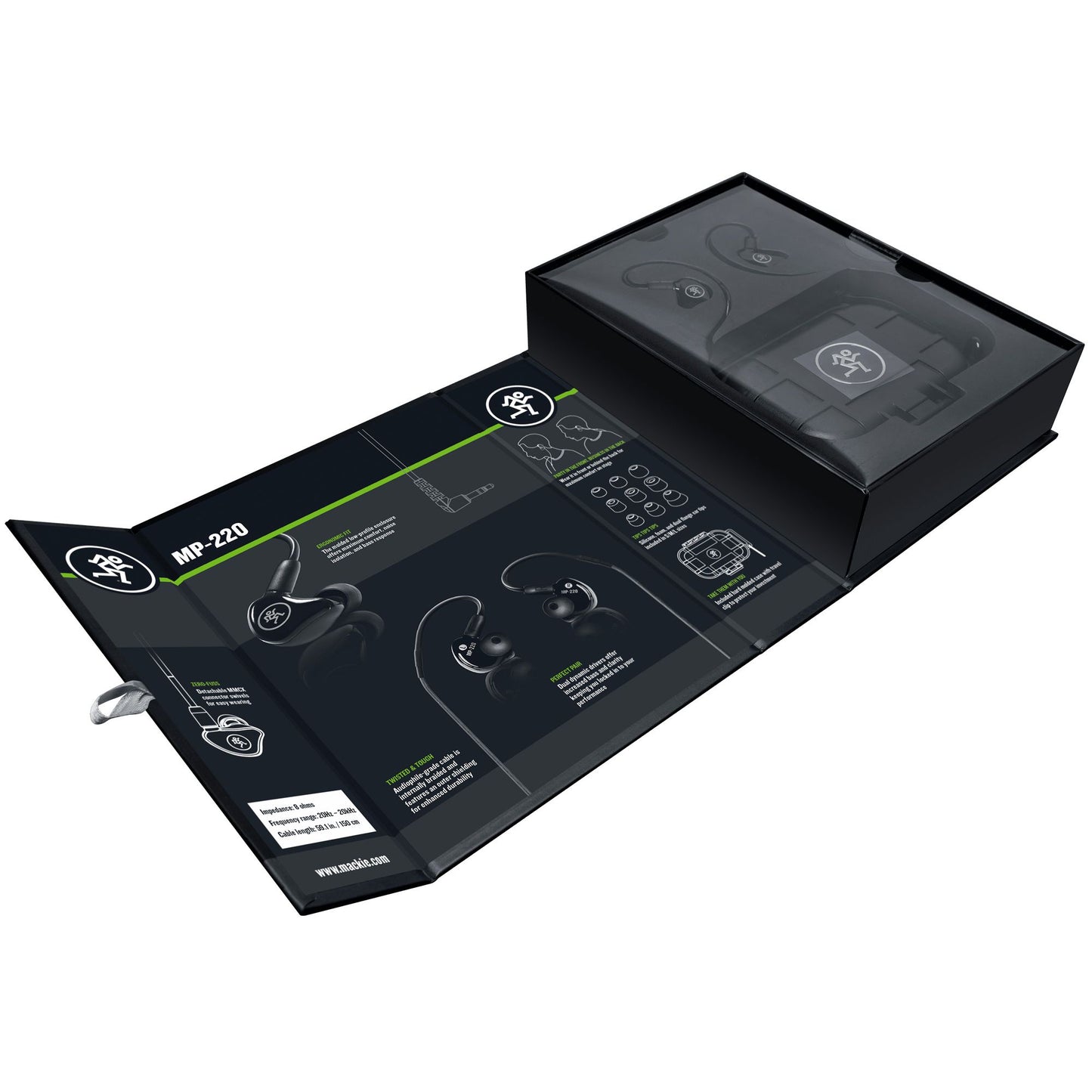 Mackie SMK MP-220 Dual Dynamic Driver Professional In-Ear Monitors