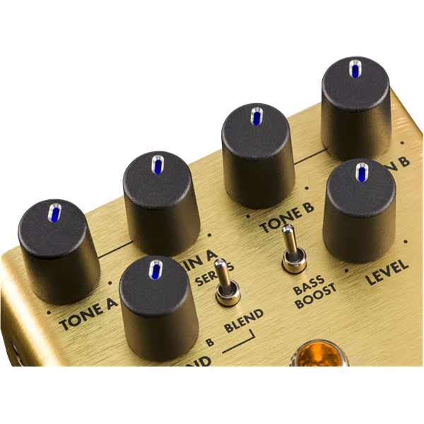 Pugilist Distortion Pedal by Fender | Dual Gain Distortion Engines