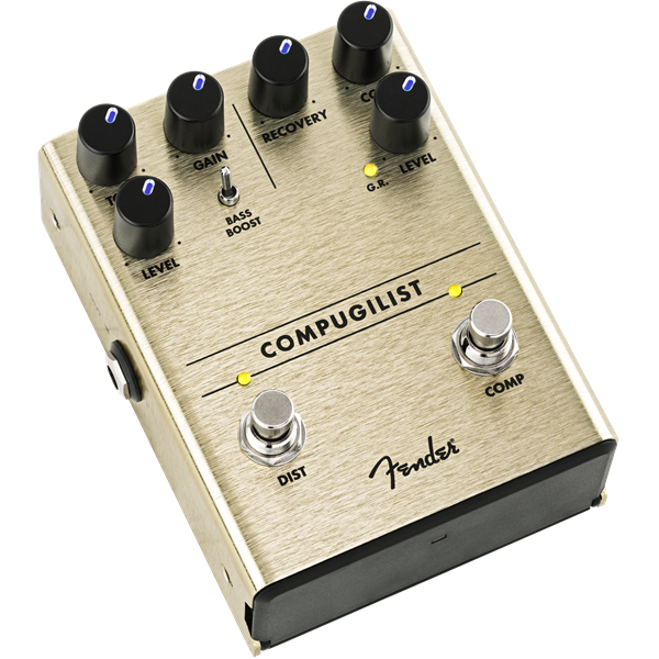 Compugilist Compressor and Distortion Pedal by Fender