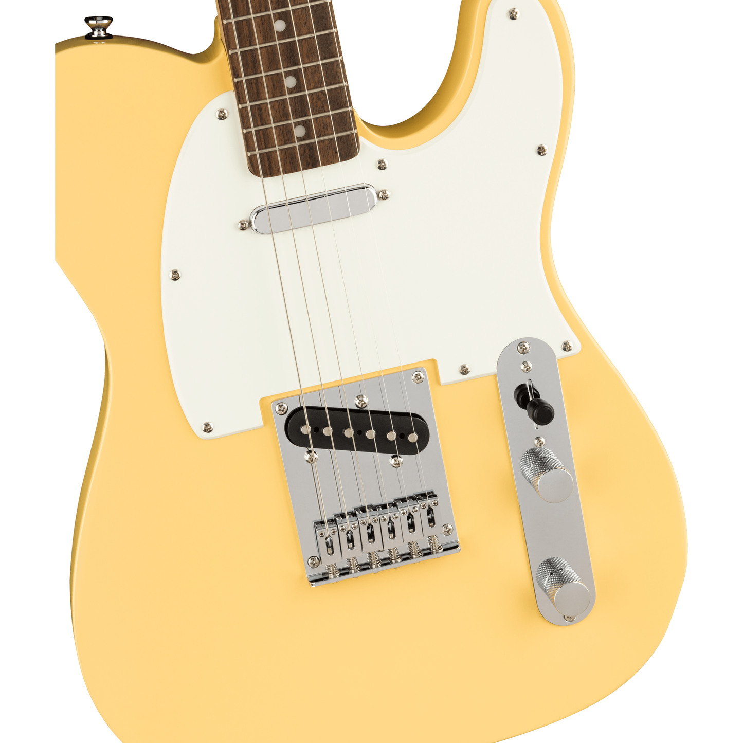 Squier Bullet® Telecaster®, Laurel Fingerboard, White Pickguard, Vintage White Electric Guitar by Fender