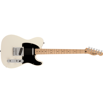 Squier Bullet® Telecaster®, Maple Fingerboard, Black Pickguard, White Electric Guitar by Fender