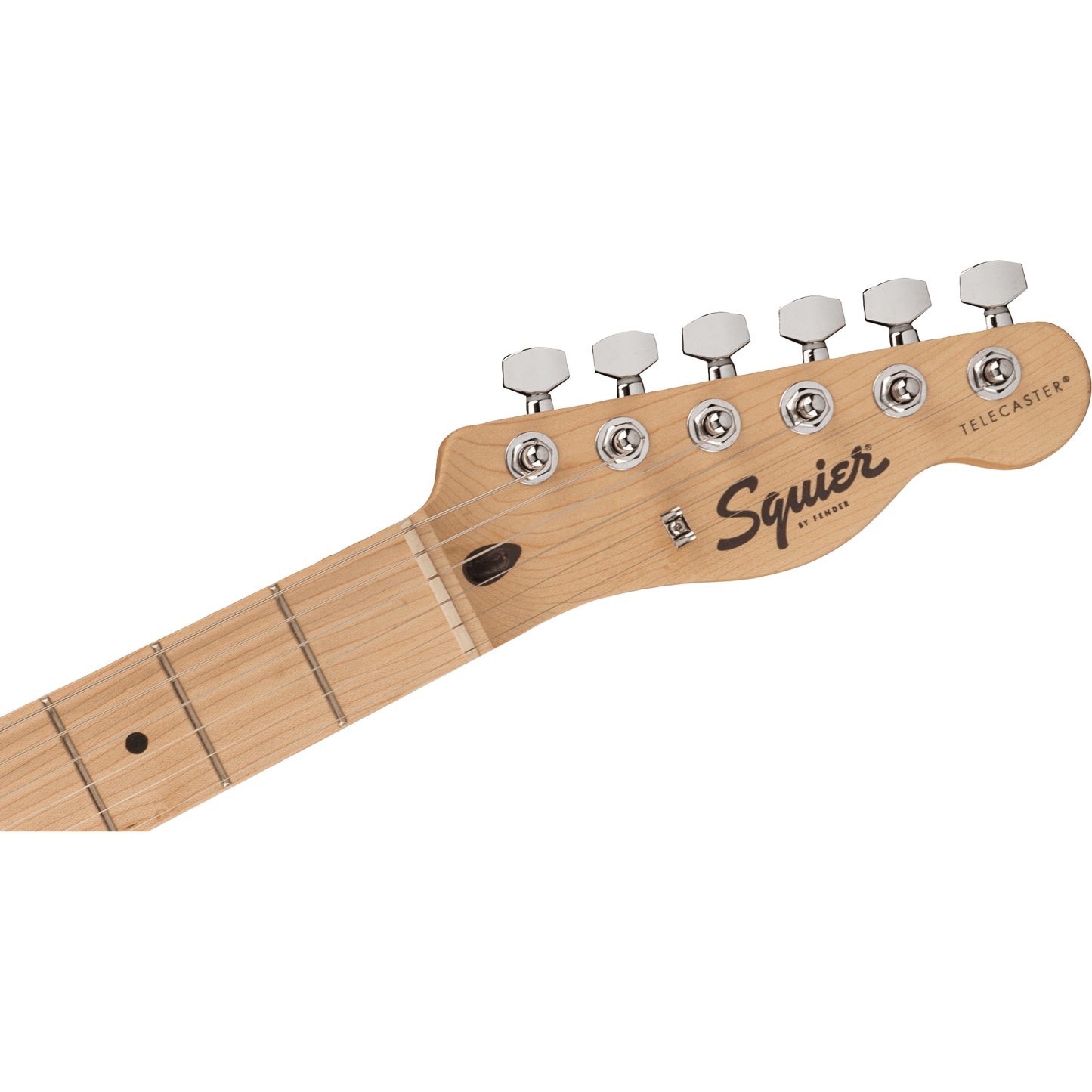 Squier Bullet® Telecaster®, Maple Fingerboard, Black Pickguard, White Electric Guitar by Fender