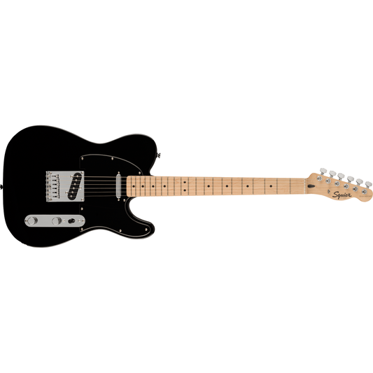 Squier FSR Bullet® Telecaster®, Maple Fingerboard, Black Pickguard, Black Electric Guitar by Fender