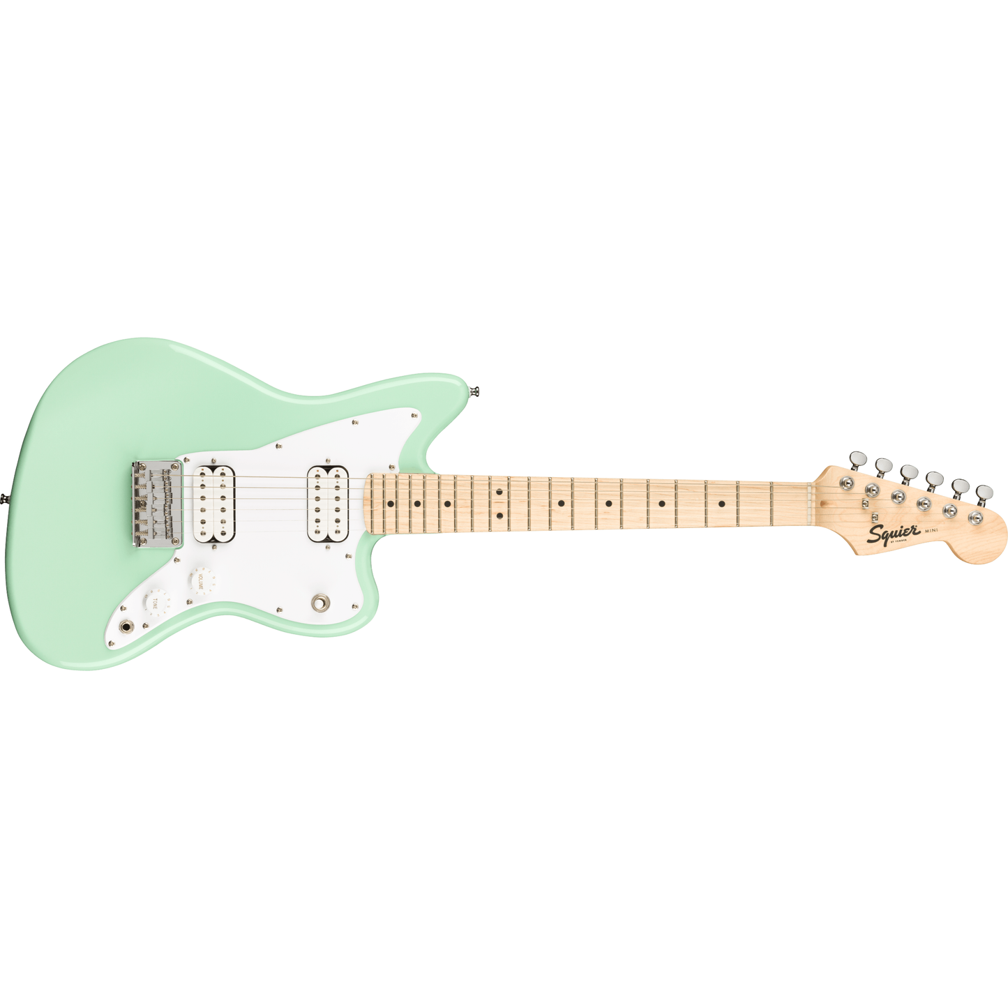 Fender Squier Mini Jazzmaster | Surf Green | 3/4 Size with Maple Fingerboard