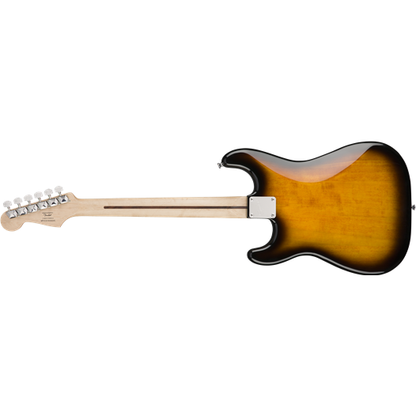 Fender Squier Bullet Stratocaster HT | Brown Sunburst | Electric Guitar with Poplar Body | Maple Neck Indian Laurel Fingerboard | 3 Single-coil Pickups | Hardtail Bridge