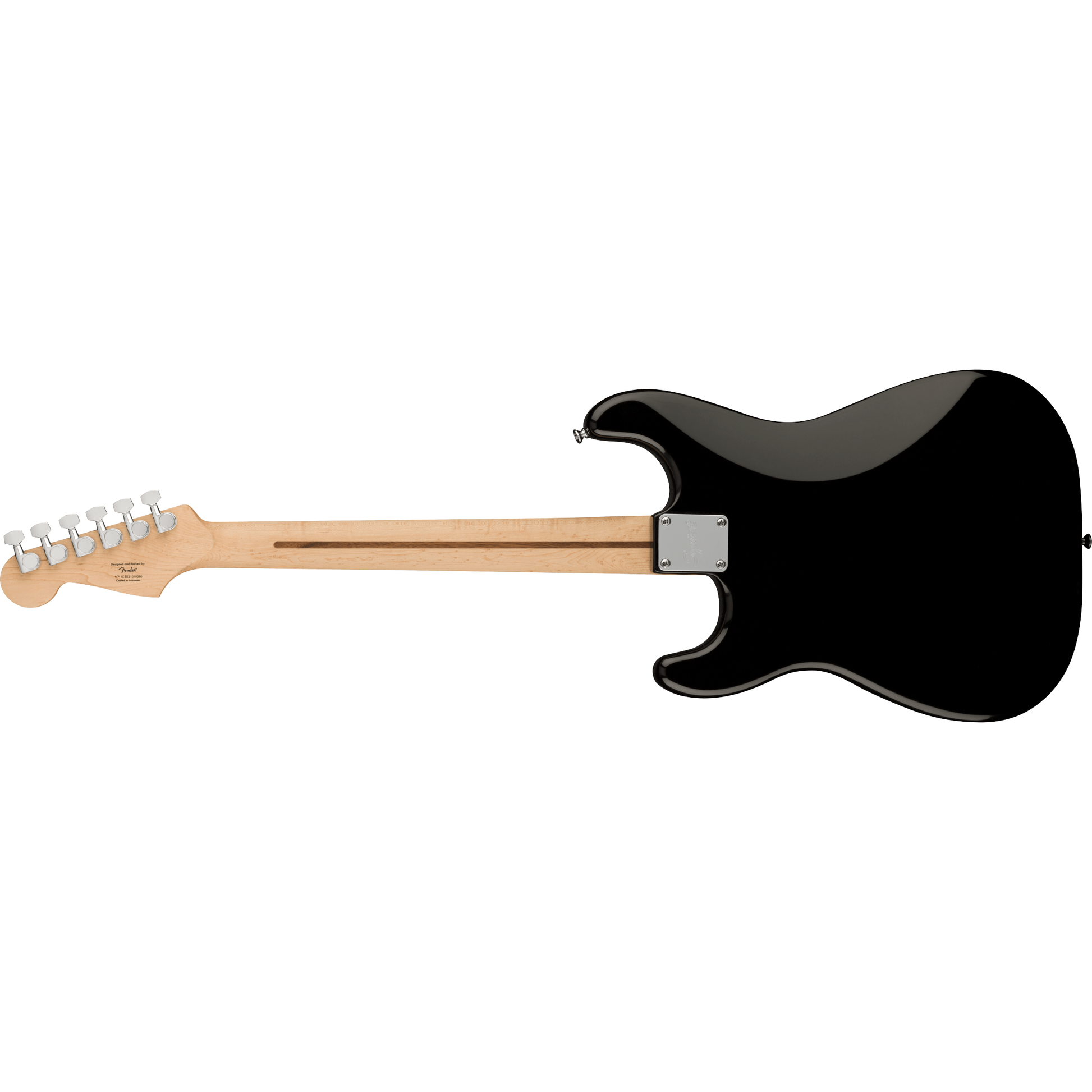 Bullet Series™ Stratocaster® HT HSS, Laurel Fingerboard, White Pickguard, Black Electric Guitar by Fender