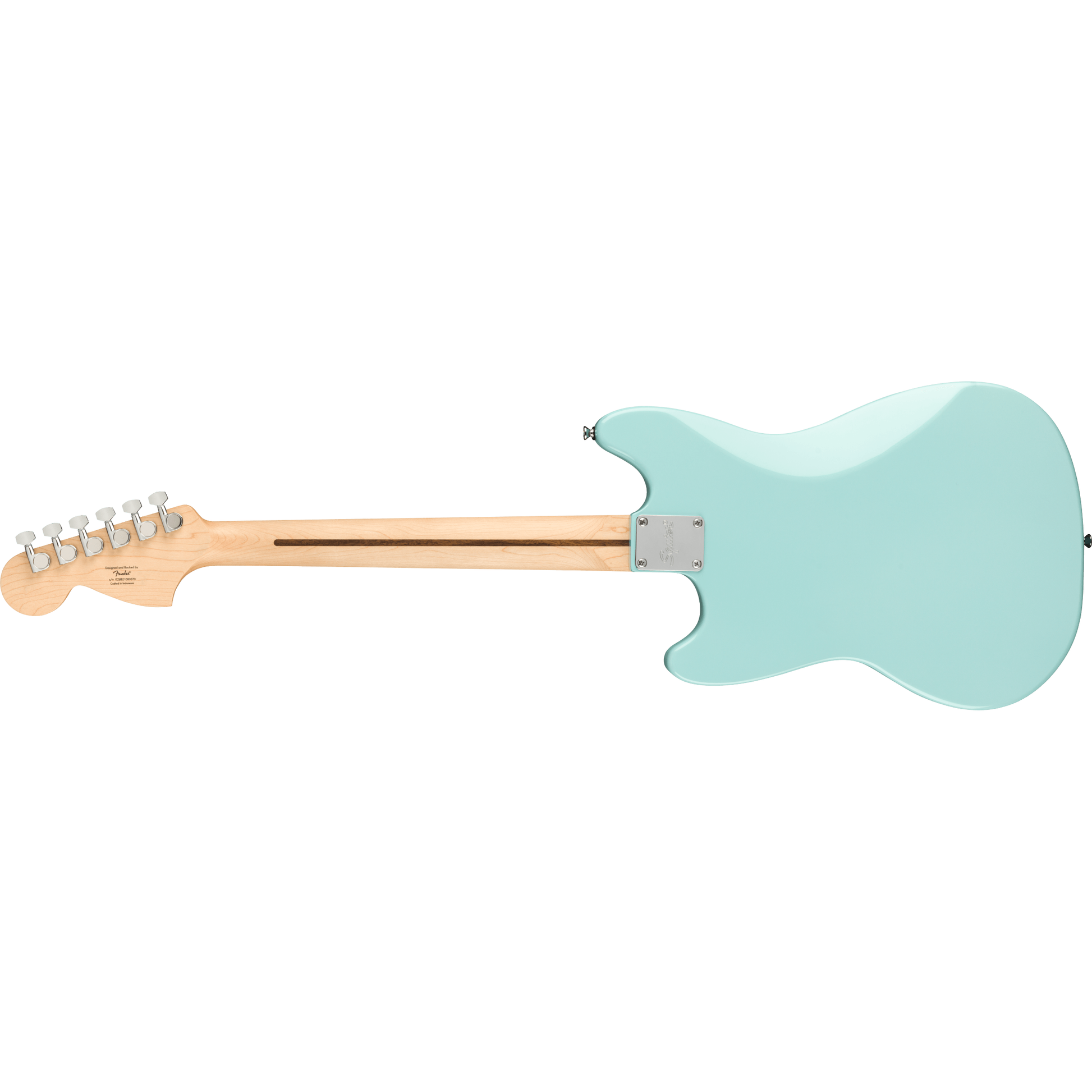 Fender SQ FSR Bullet Competition Mustang HH | Daphne Blue with Orange Stripes | LIMITED EDITION