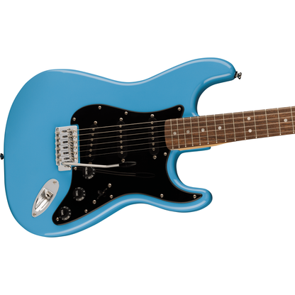Squier Sonic Stratocaster SSS Electric Guitar | Laurel Fingerboard | Black Pickguard | California Blue