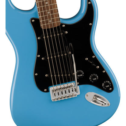 Squier Sonic Stratocaster SSS Electric Guitar | Laurel Fingerboard | Black Pickguard | California Blue
