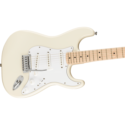 Affinity Series™ Stratocaster ®, Maple Fingerboard, White Pickguard, Olympic White Electric Guitar by Fender