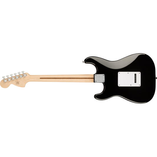 Affinity Series™ Stratocaster ®, Maple Fingerboard, White Pickguard, Black Electric Guitar by Fender