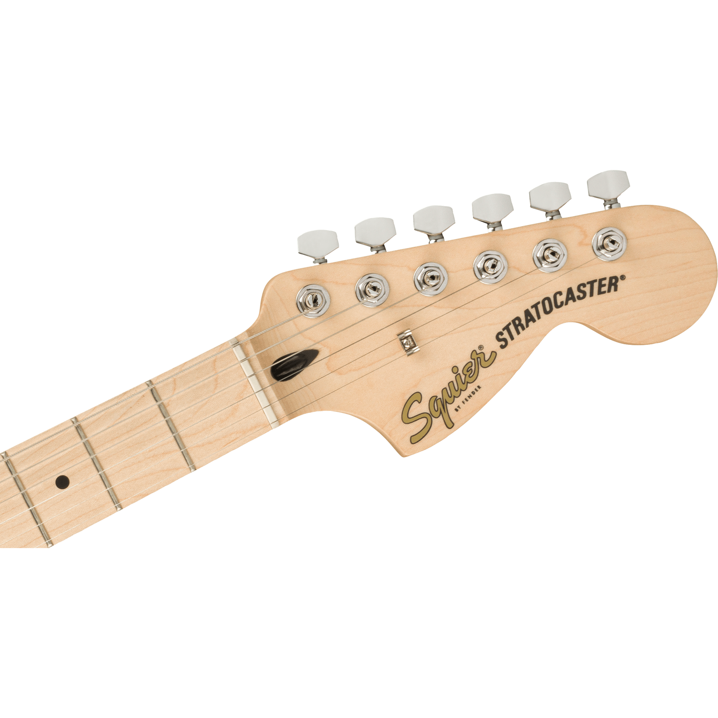 Affinity Series™ Stratocaster ®, Maple Fingerboard, White Pickguard, Black Electric Guitar by Fender