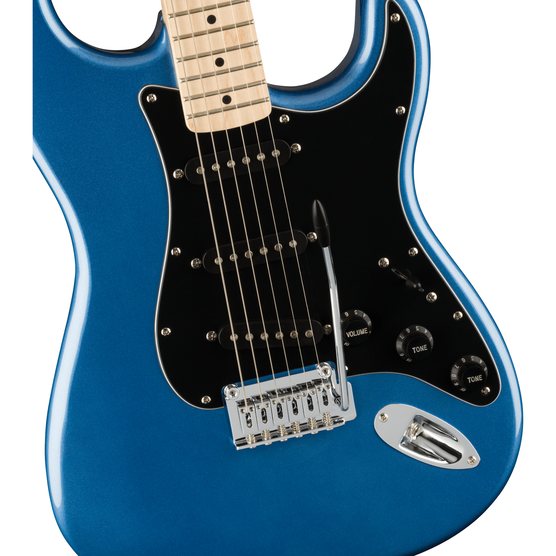 Affinity Series™ Stratocaster ®, Maple Fingerboard, Black Pickguard, Lake Blue Electric Guitar by Fender