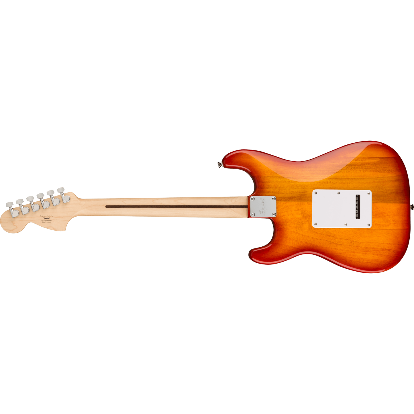 Squier Affinity Stratocaster HSS Electric Guitar | Maple Fingerboard | White Pickguard | Sienna Sunburst