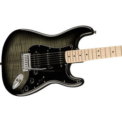 Squier Affinity Stratocaster HSS Electric Guitar | Maple Fingerboard | Black Pickguard | Black Burst