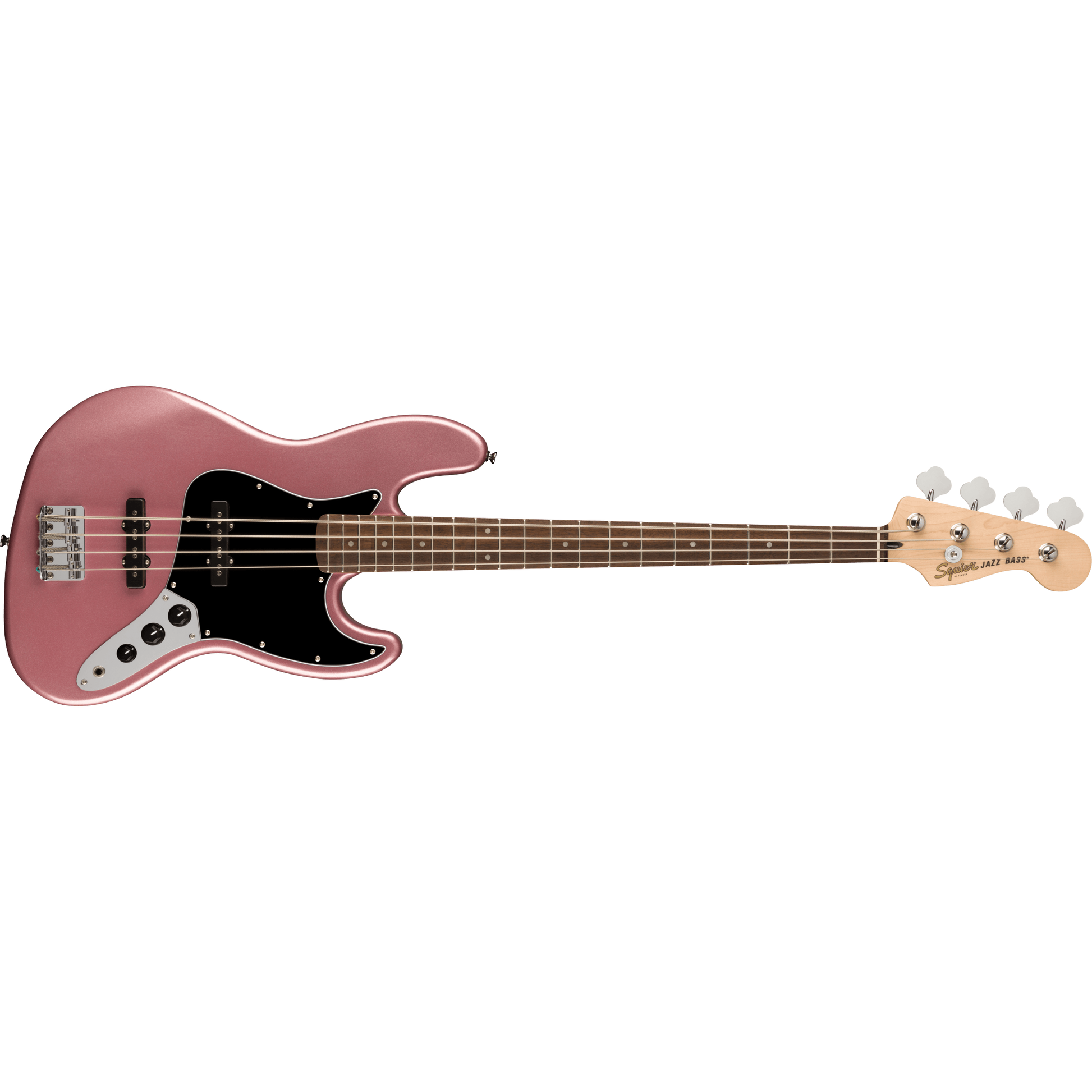 Fender Affinity Series™ Jazz Bass®, Laurel Fingerboard, Black Pickguard, Burgundy Mist