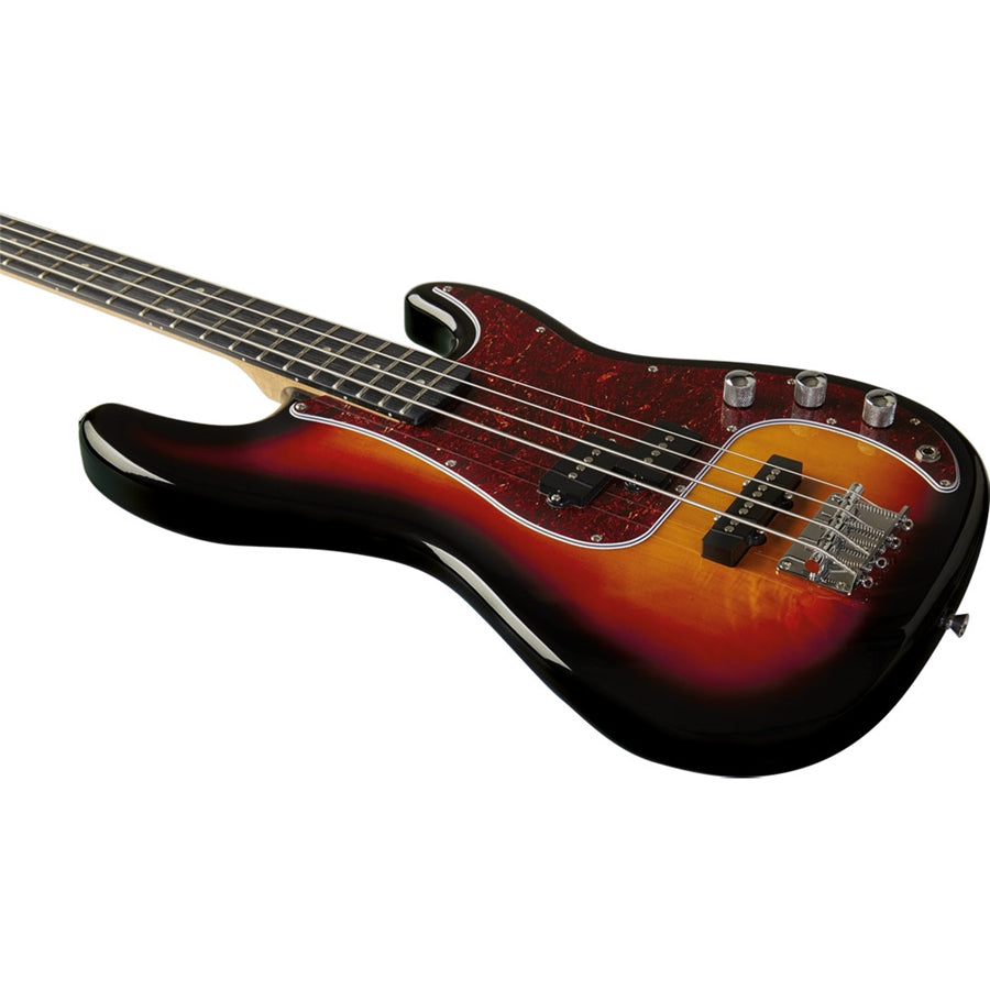 EKO VPJ 280-SB Bass Guitar | Sunburst Finish | 2 Pickups | Perfect Beginner Bass