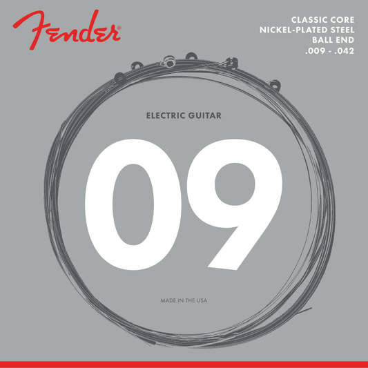 Fender Classic Core Electric Guitar Strings 9-42 | Nickel-Plated Steel