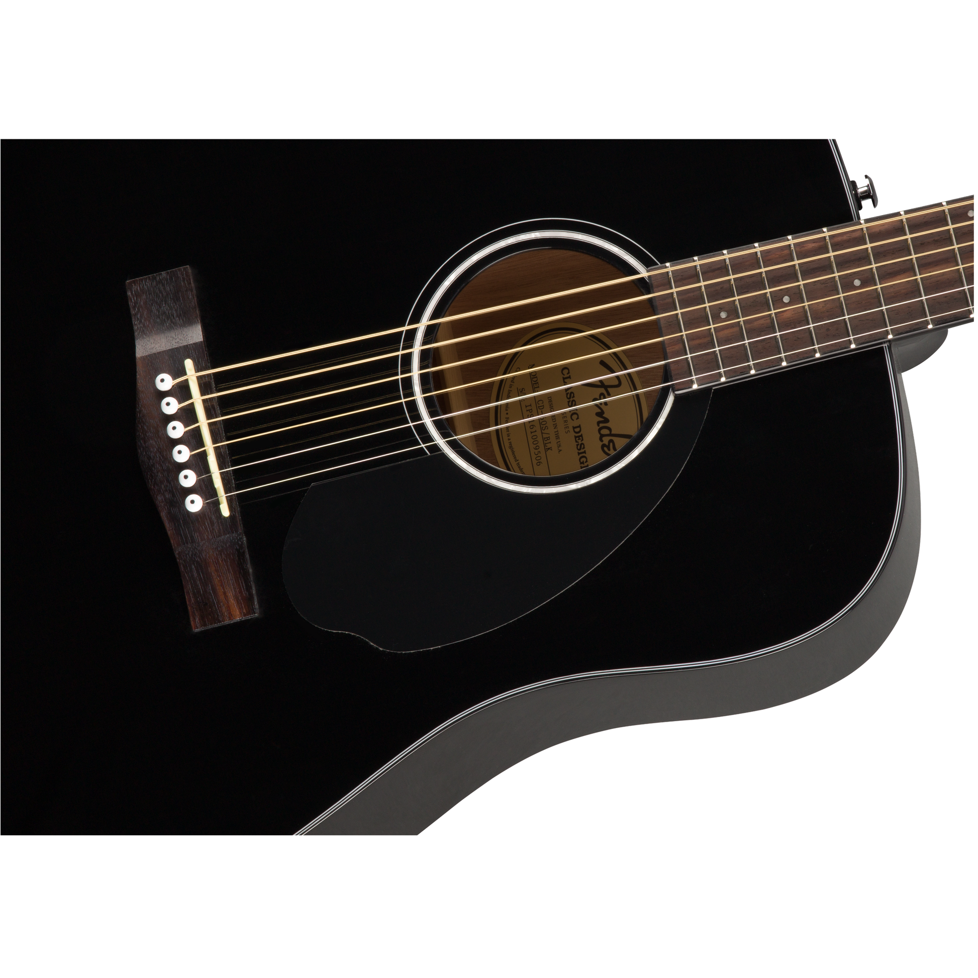 Fender CD-60S Dreadnought Acoustic Guitar | Walnut Fingerboard | Black
