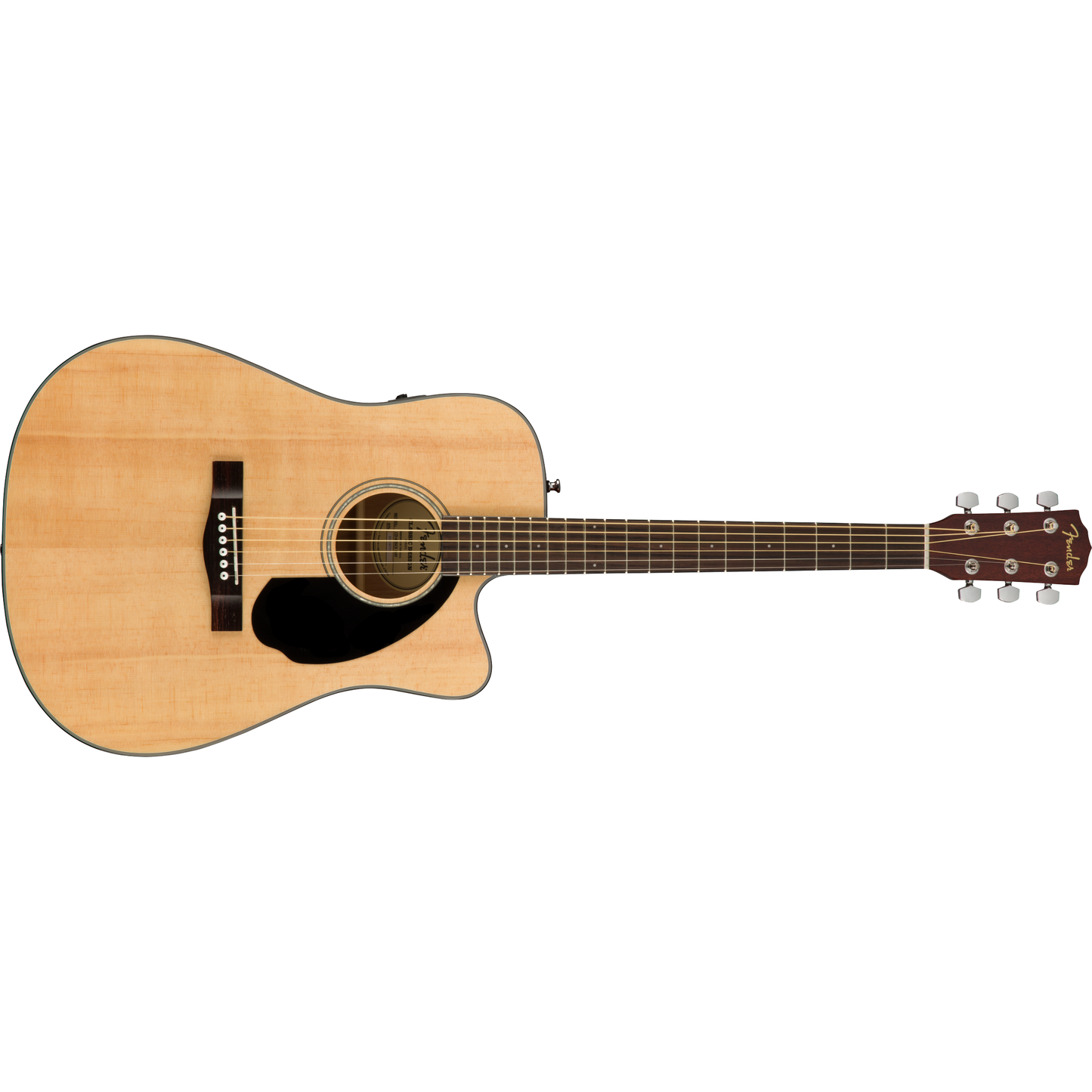 Fender CD-60SCE Dreadnought Electro-Acoustic Guitar | Walnut Fingerboard | Fishman Preamp | Natural