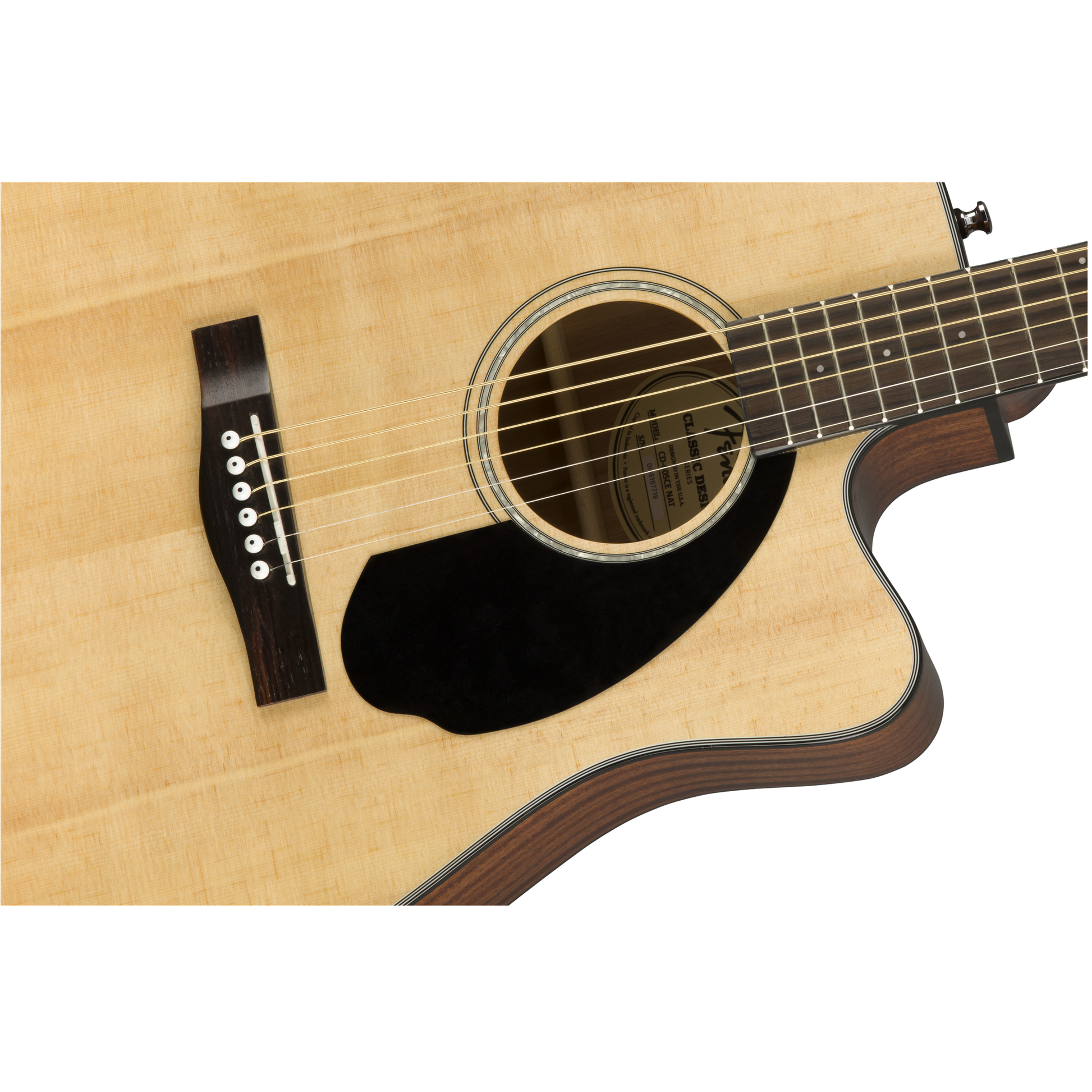 Fender CD-60SCE Dreadnought Electro-Acoustic Guitar | Walnut Fingerboard | Fishman Preamp | Natural