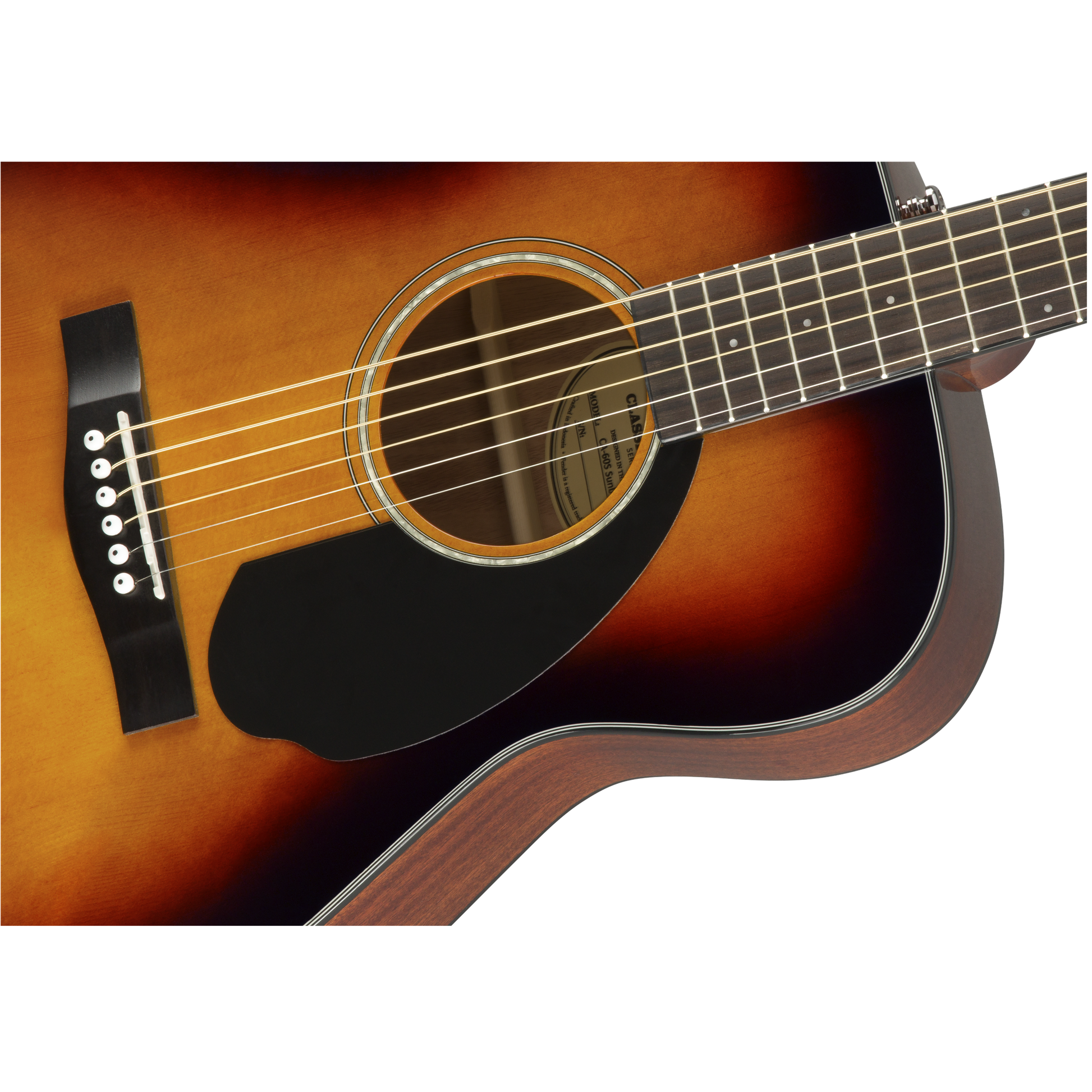 Fender CC-60S Concert Acoustic Guitar | Walnut Fingerboard | 3-Color Sunburst