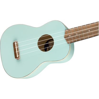 Fender Venice Soprano Ukulele | Walnut Fingerboard | Daphne Blue