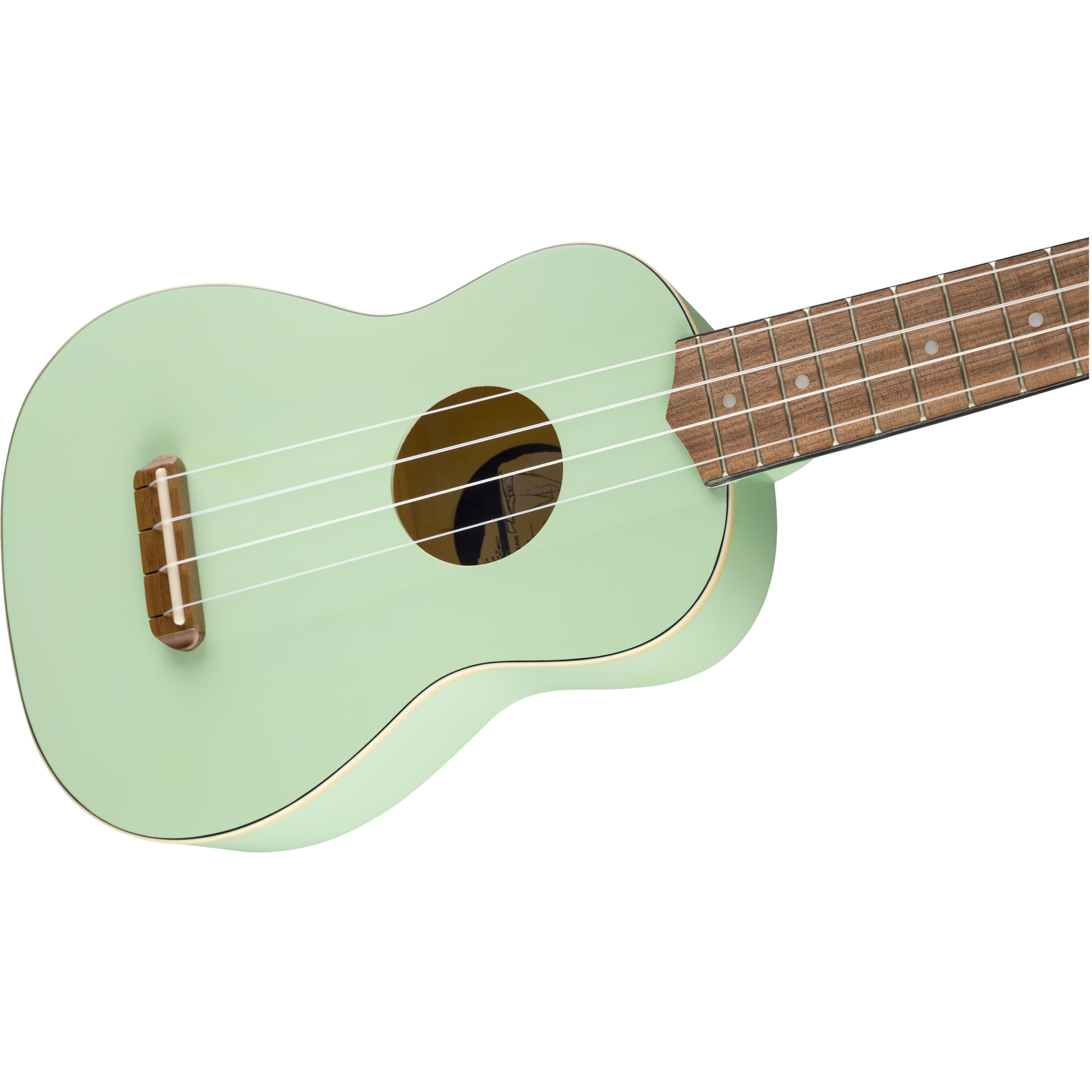 Fender Venice Soprano Ukulele, Walnut Fingerboard | Surf Green