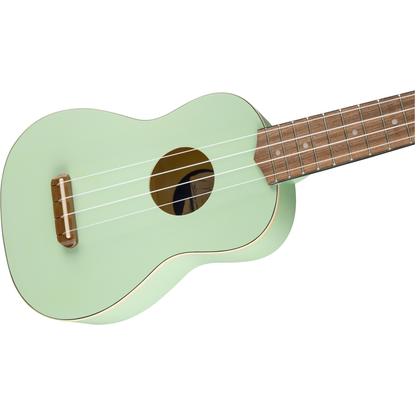 Fender Venice Soprano Ukulele, Walnut Fingerboard | Surf Green