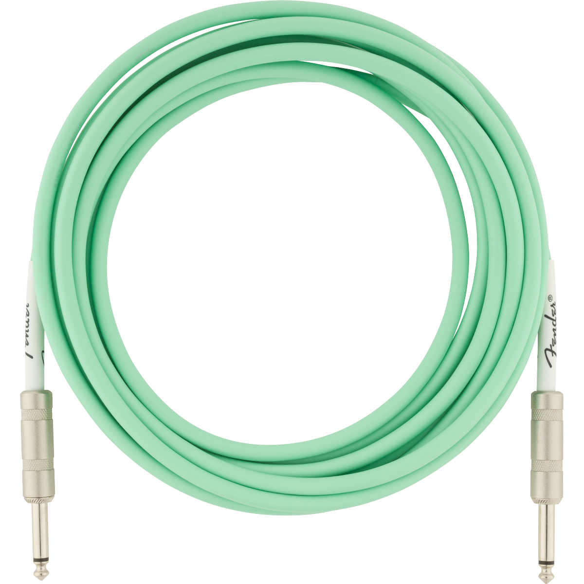 ​Fender Original Series 4.5m Instrument Cable | Surf Green, Straight/ Straight Jack